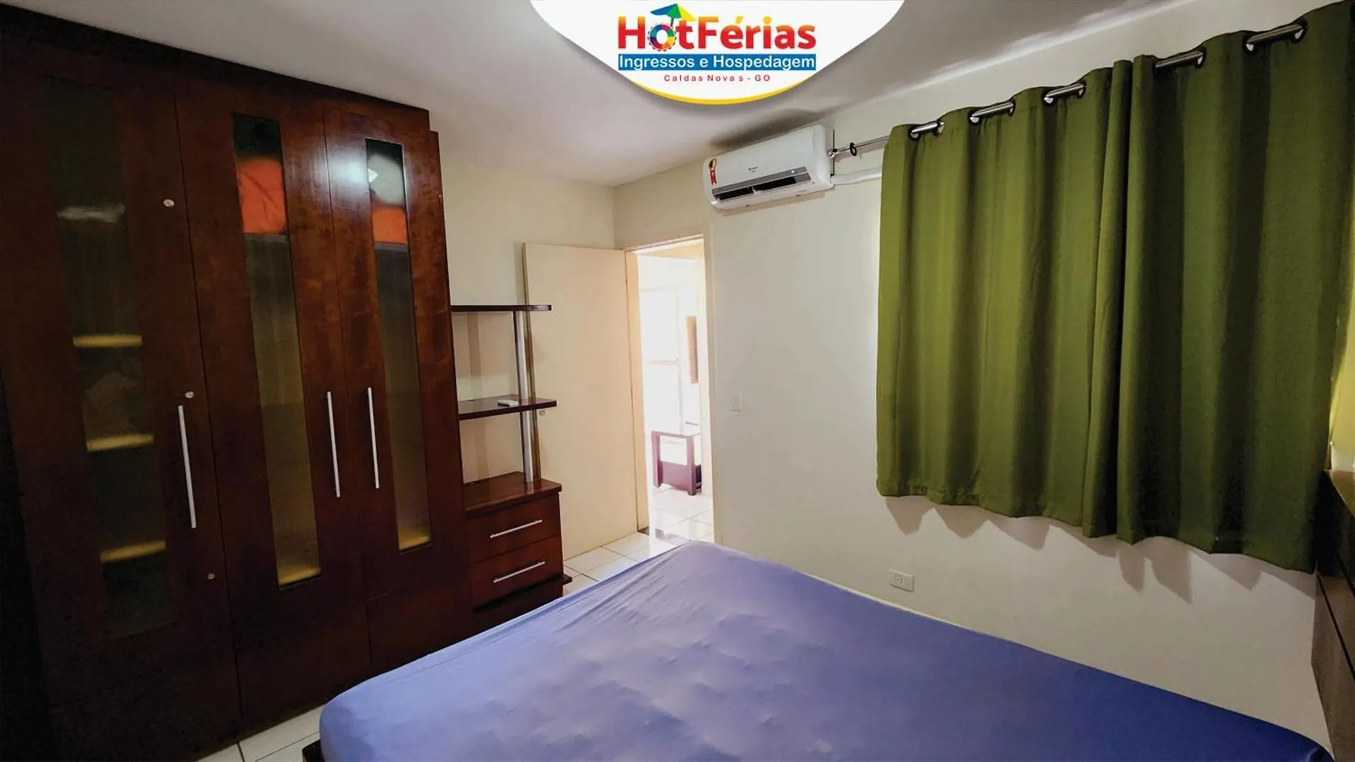 Flat Paradise Com Piscinas Termais, Proximo Ao Shopping Singapura E Ao Centro - Hotferias Caldas Novas