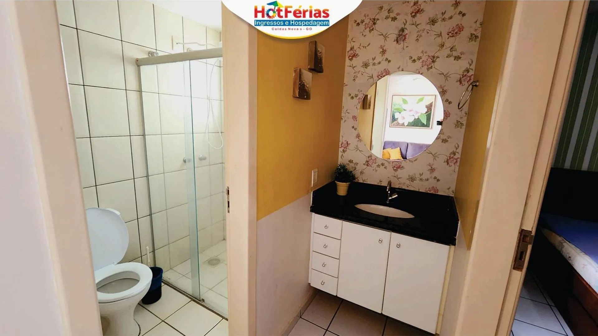Flat Paradise Com Piscinas Termais, Proximo Ao Shopping Singapura E Ao Centro - Hotferias Caldas Novas Apartment