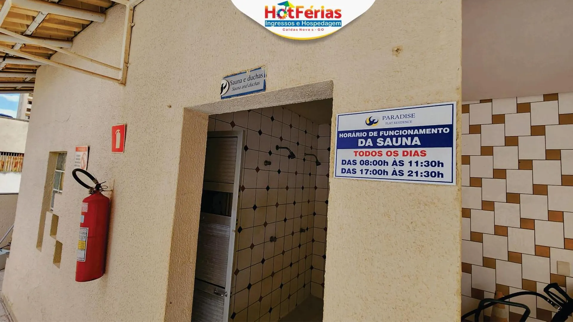 Flat Paradise Com Piscinas Termais, Proximo Ao Shopping Singapura E Ao Centro - Hotferias Caldas Novas 0*,