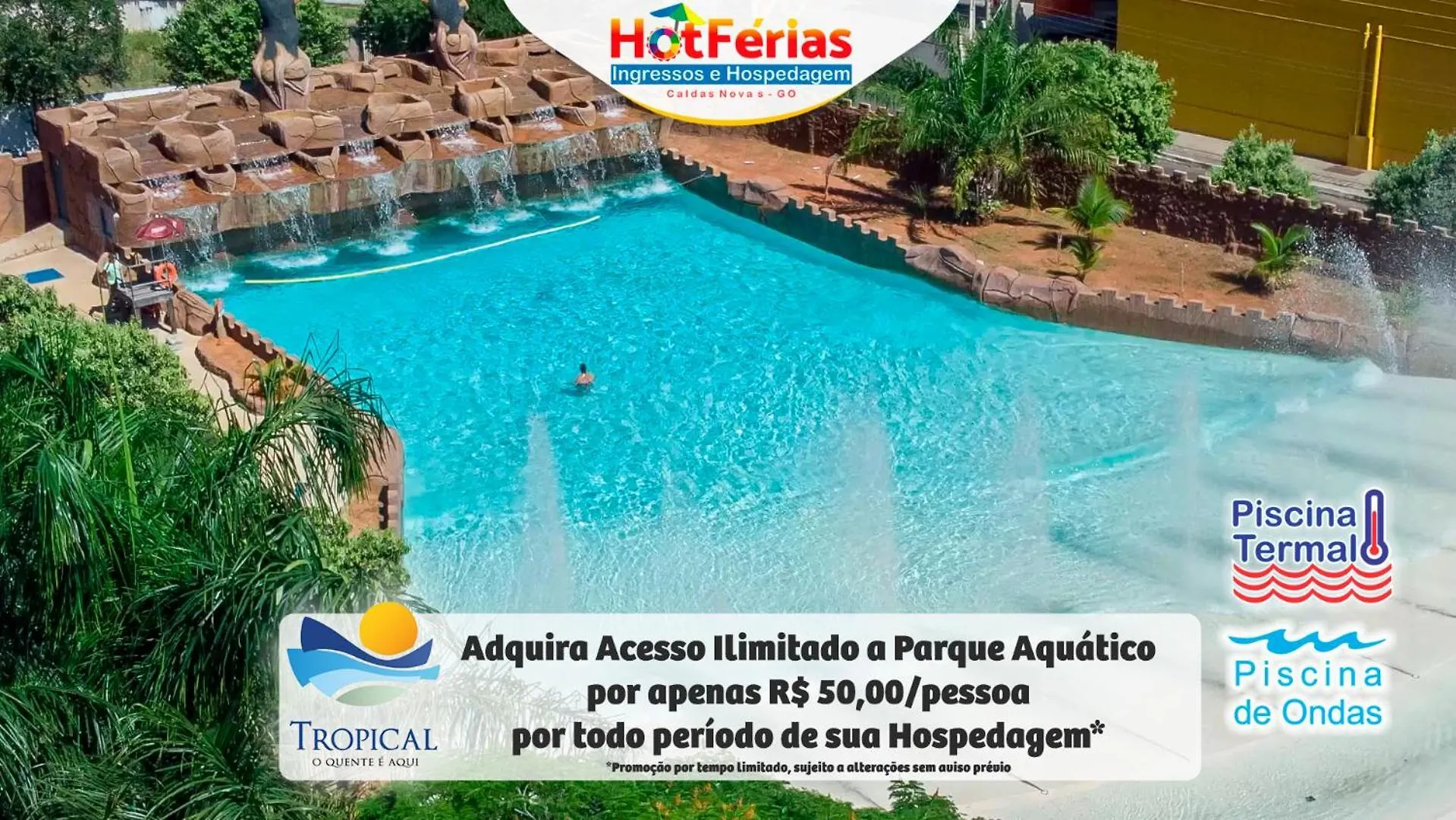 Flat Paradise Com Piscinas Termais, Proximo Ao Shopping Singapura E Ao Centro - Hotferias Caldas Novas Brazil