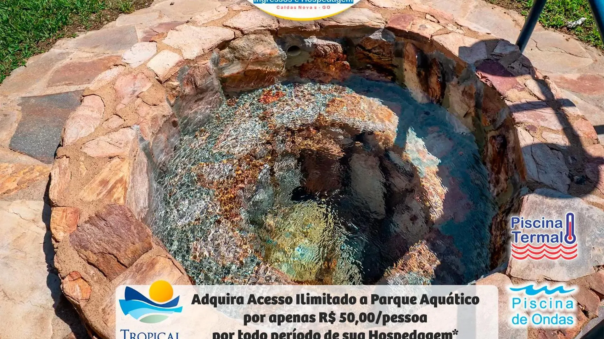 Flat Paradise Com Piscinas Termais, Proximo Ao Shopping Singapura E Ao Centro - Hotferias Caldas Novas Apartment